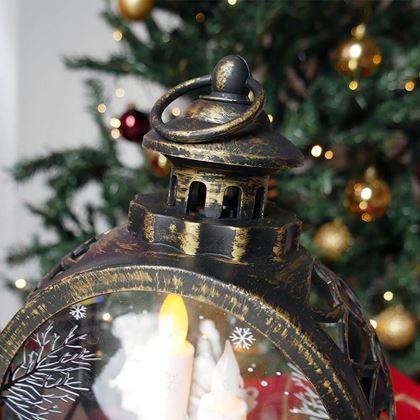 Obrazek z Świąteczny lampion  -  bałwanki