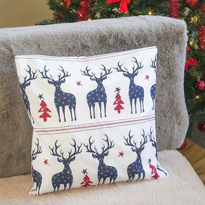 Obraz Świąteczny pokrowiec na poduszkę 40x40 cm 