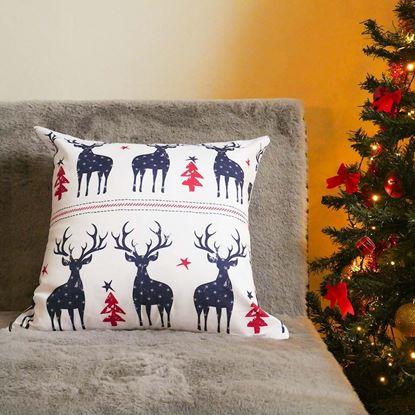 Obraz Świąteczny pokrowiec na poduszkę 40x40 cm 