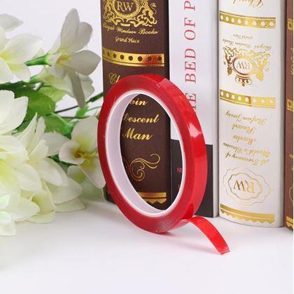 Obrazek z Dwustronna taśma klejąca 300 cm x 1 cm