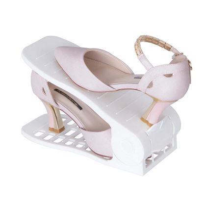 Obrazek z Plastikowy organizer na buty  -  biały