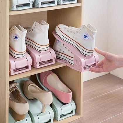 Obrazek z Plastikowy organizer na buty  -  biały