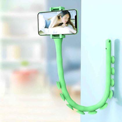 Obrazek z Uchwyt na telefon  -  zielona ośmiornica