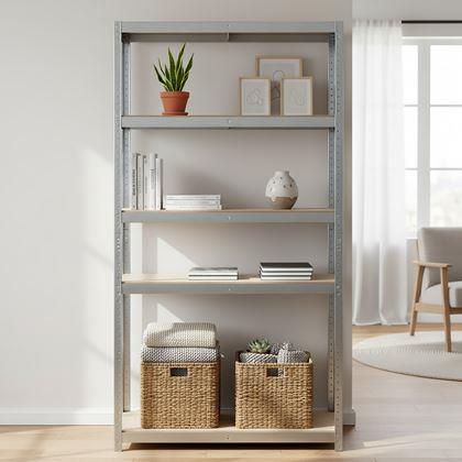 Obrazek z Metalowy regał 5 półek