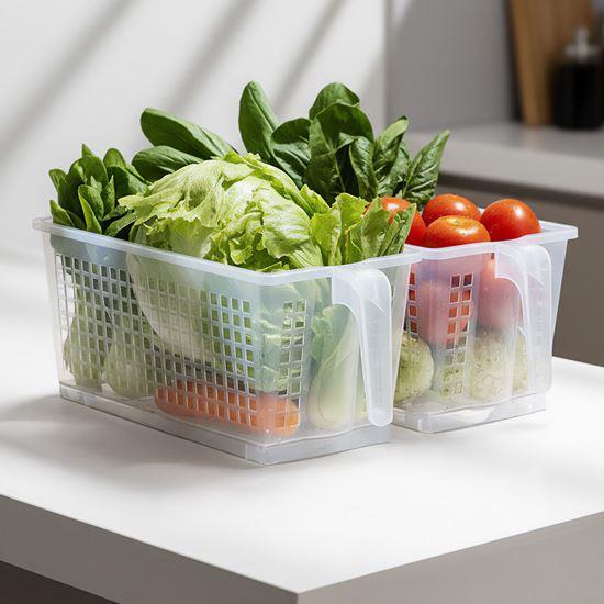 Obrazek z Organizer na żywność z uchwytem i kółkami