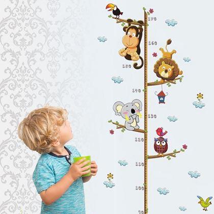 Obrazek z Samoprzylepny centymetr krawiecki - zwierzątka