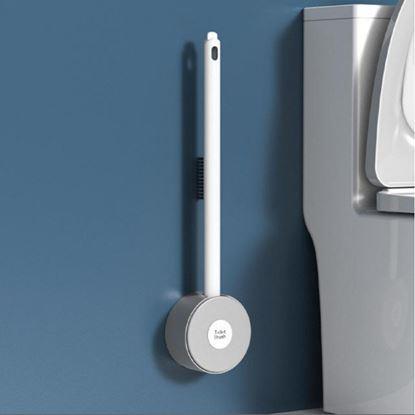 Obraz Silikonowa szczotka do WC 2w1