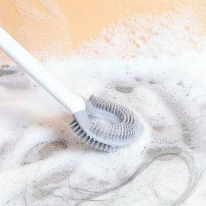 Obrazek z Silikonowa szczotka do WC 2w1