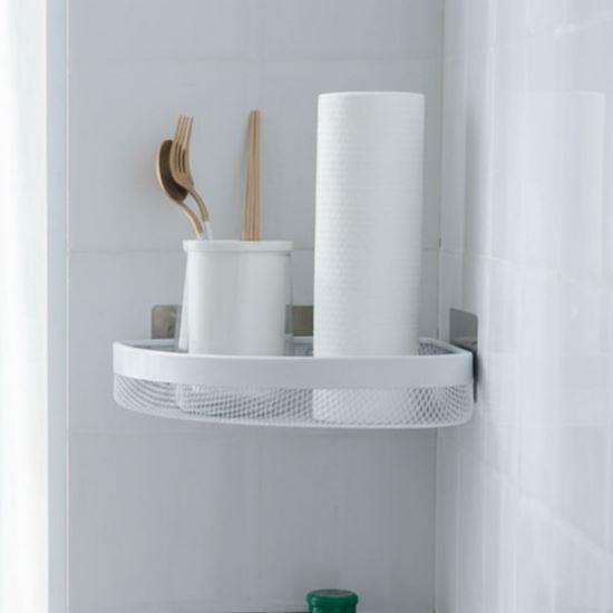 Obrazek z Metalowa narożna półka samoprzylepna