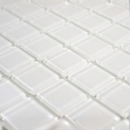 Obraz Mozaika szklana na siatce 30 x 30 cm - czarno