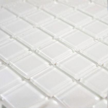 Obrazek z Mozaika szklana na siatce 30 x 30 cm - czarno -  biała