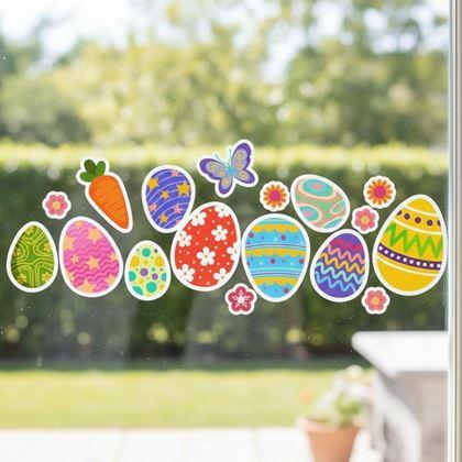 Obrazek z Wielkanocne naklejki na okno 35 szt.