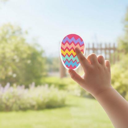 Obraz Wielkanocne naklejki na okno 35 szt.