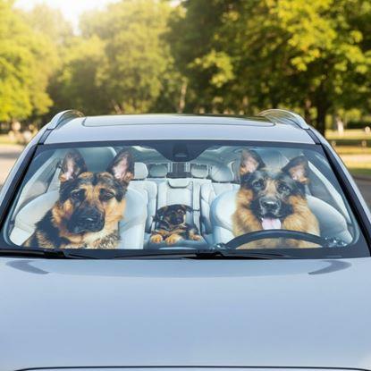 Obraz Osłona przeciwsłoneczna do samochodu z przyssawkami