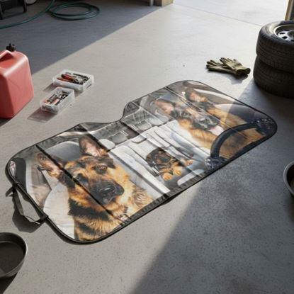 Obraz Osłona przeciwsłoneczna do samochodu z przyssawkami