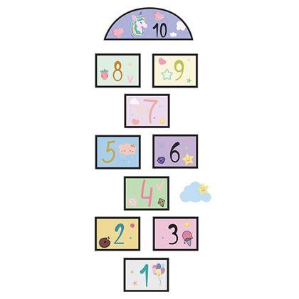 Obrazek z Naklejki podłogowe - klasy do skakania