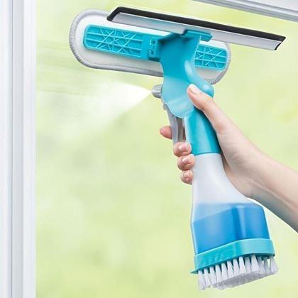 Obrazek z Ściągaczka do okien 3w1 z rozpylaczem