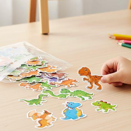 Obrazek z Naklejki dla dzieci - dinozaury