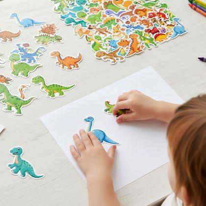 Obrazek z Naklejki dla dzieci - dinozaury
