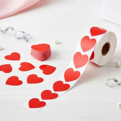 Obrazek z Naklejki serduszka – 500 szt.