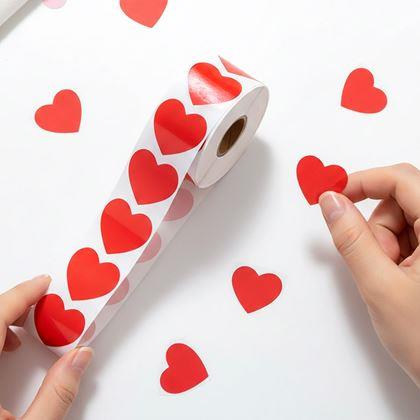 Obrazek z Naklejki serduszka – 500 szt.