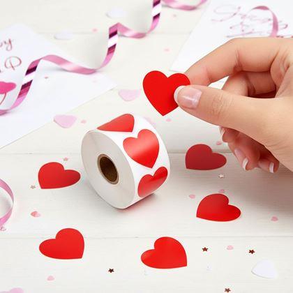 Obrazek z Naklejki serduszka – 500 szt.