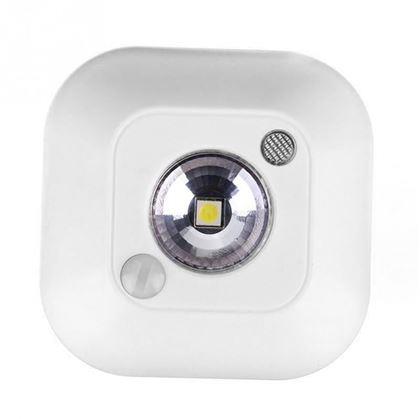 Obrazek z Nocna lampka LED na baterie z czujnikiem ruchu