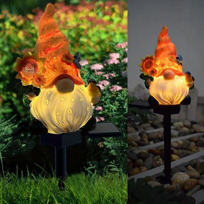 Obrazek z Solarna lampa ogrodowa – krasnal