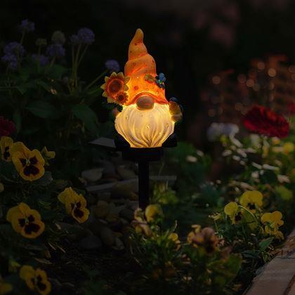 Obrazek z Solarna lampa ogrodowa – krasnal