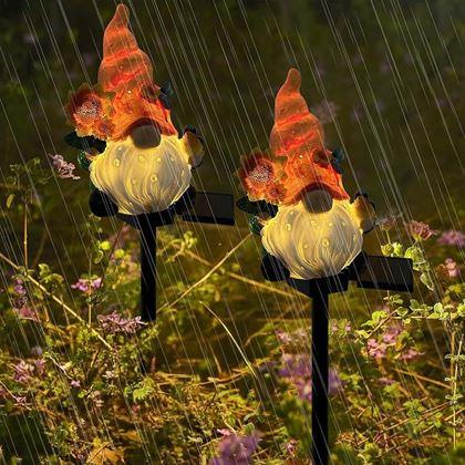 Obrazek z Solarna lampa ogrodowa – krasnal