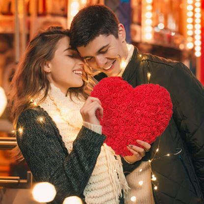 Obraz Wieczne serce z róż 26 cm