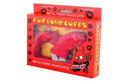Obrazek z Pluszowe kajdanki  -  czerwone