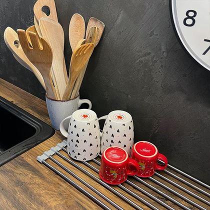 Obrazek z Składana suszarka do naczyń  - 50,5 × 20 cm