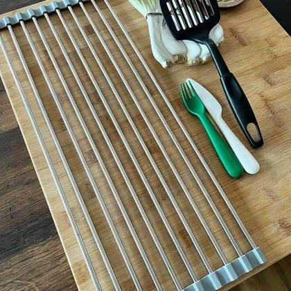 Obrazek z Składana suszarka do naczyń  - 50,5 × 20 cm