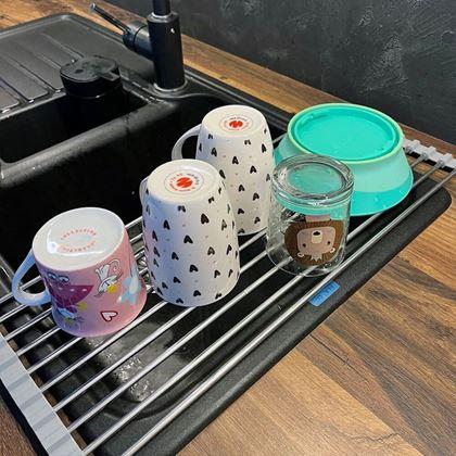 Obrazek z Składana suszarka do naczyń  - 50,5 × 20 cm