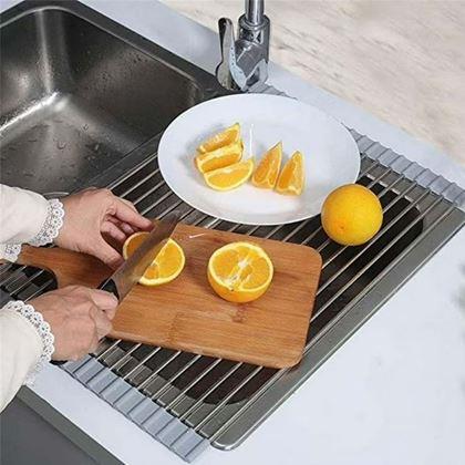 Obrazek z Składana suszarka do naczyń  - 40 × 50 cm