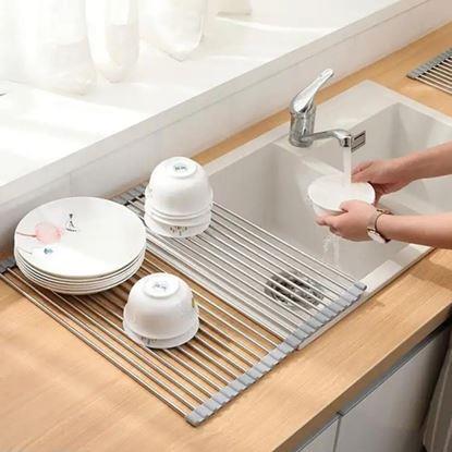 Obraz Składana suszarka do naczyń 