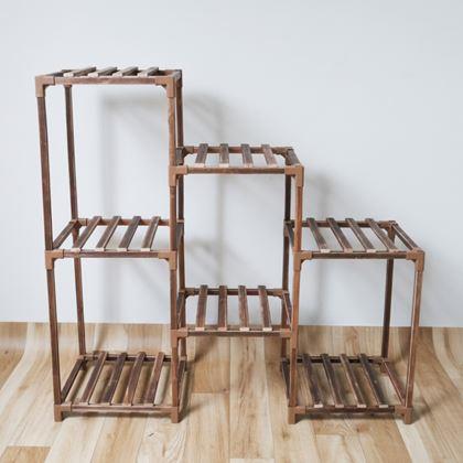 Obrazek z Drewniany stojak na kwiaty