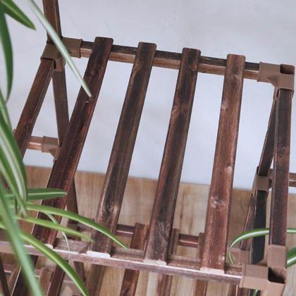 Obrazek z Drewniany stojak na kwiaty