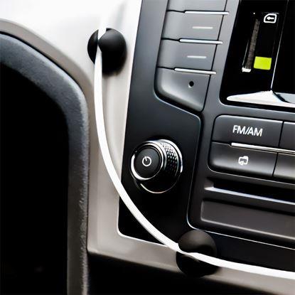 Obraz 5 szt. samoprzylepnych uchwytów na kable