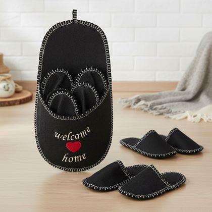 Obrazek z Kapcie dla gości, 5 par