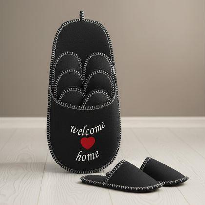 Obrazek z Kapcie dla gości, 5 par