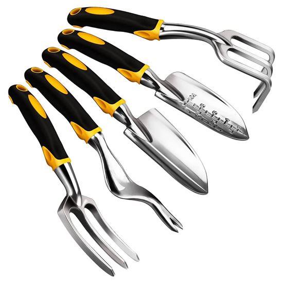 Obrazek z Zestaw narzędzi ogrodowych 5 szt.