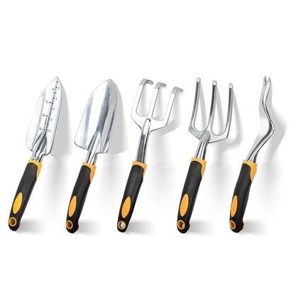 Obrazek z Zestaw narzędzi ogrodowych 5 szt.