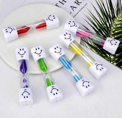 Obraz Klepsydra do mycia zębów – niebieska