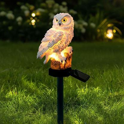 Obraz Solarne oświetlenie ogrodowe sowa