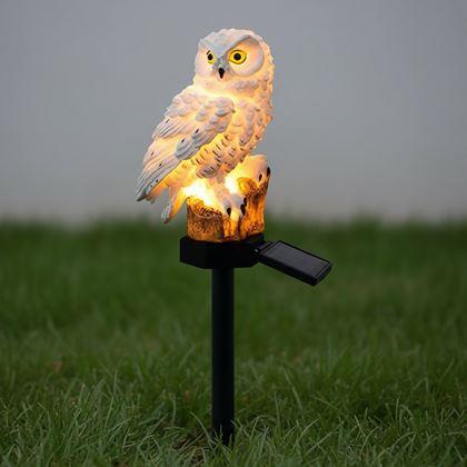 Obrazek z Solarne oświetlenie ogrodowe sowa