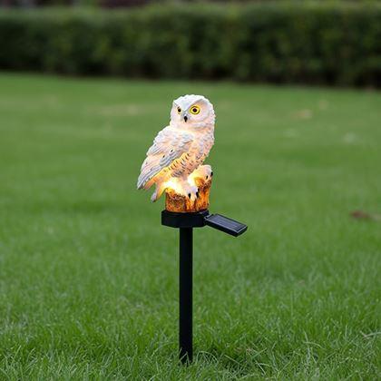 Obrazek z Solarne oświetlenie ogrodowe sowa