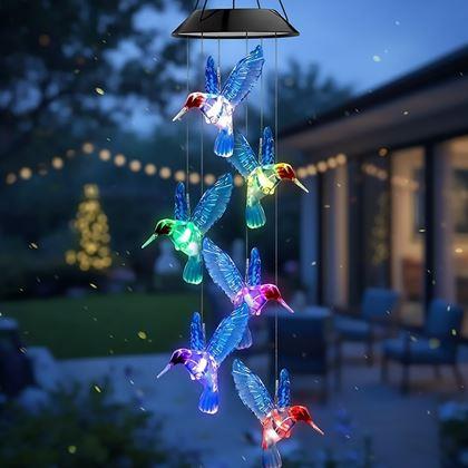 Obrazek z Solarny wiszący dekor – latające kolibry