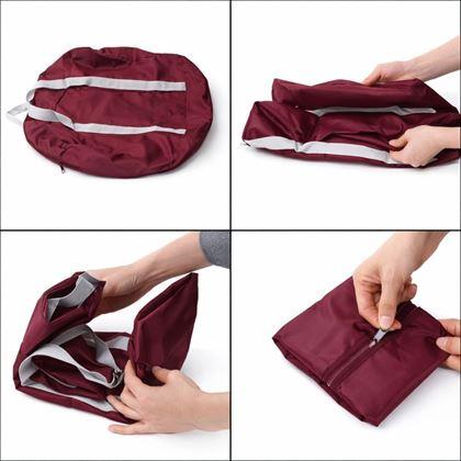 Obrazek z Składana torba podróżna – bordowa